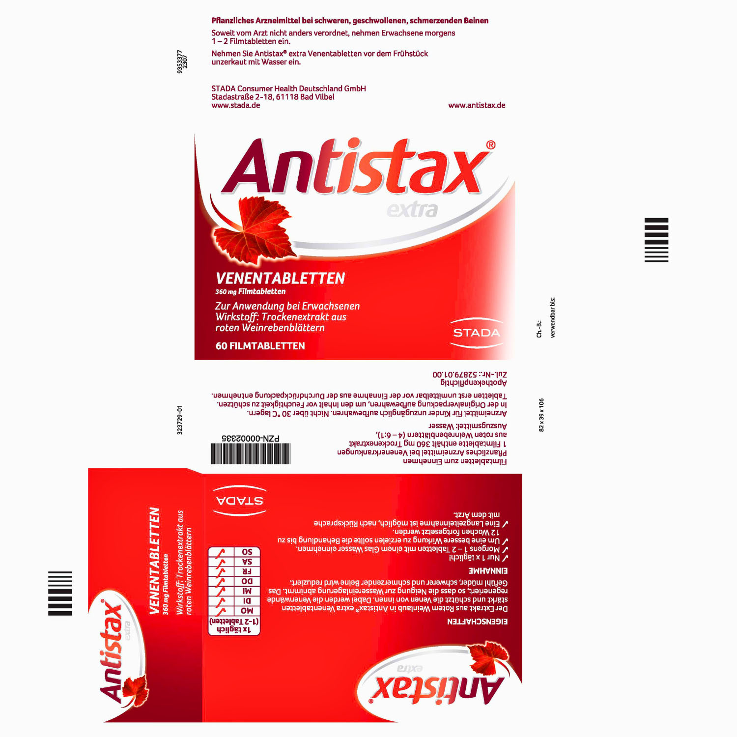 ANTISTAX extra Venentabletten