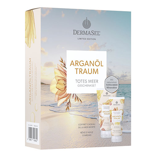 DERMASEL Totes Meer Gesch. Set Arganöl Traum lim. Ed 1 St