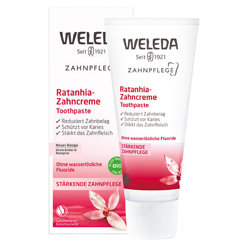 WELEDA Ratanhia Zahncreme 75 ml