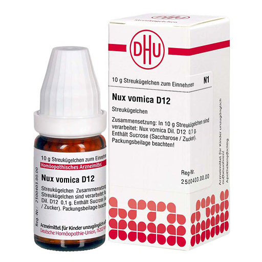 NUX VOMICA D 12 Globuli* 10 g