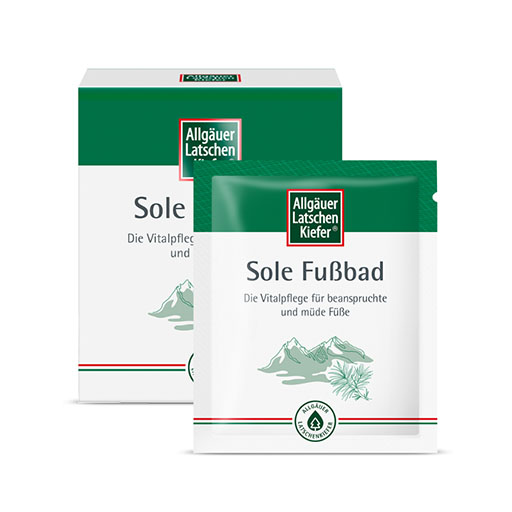 ALLGÄUER LATSCHENK. Sole Fußbad 10x10 g