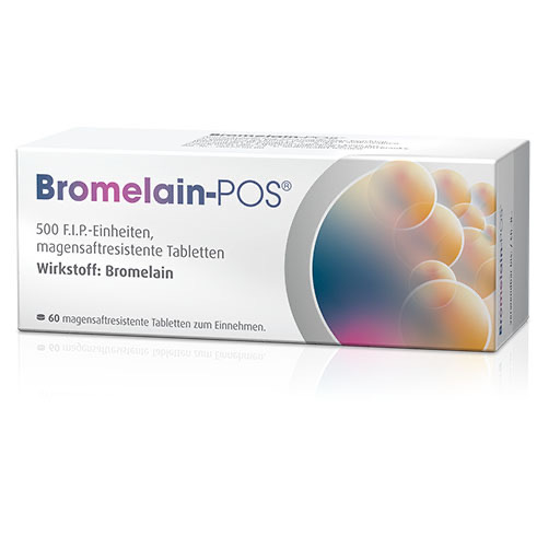 BROMELAIN POS magensaftresistente Tabletten* 60 St
