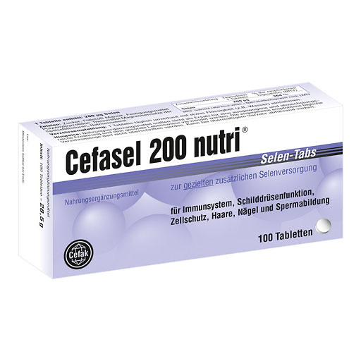 CEFASEL 200 nutri Selen-Tabs 100 St  
