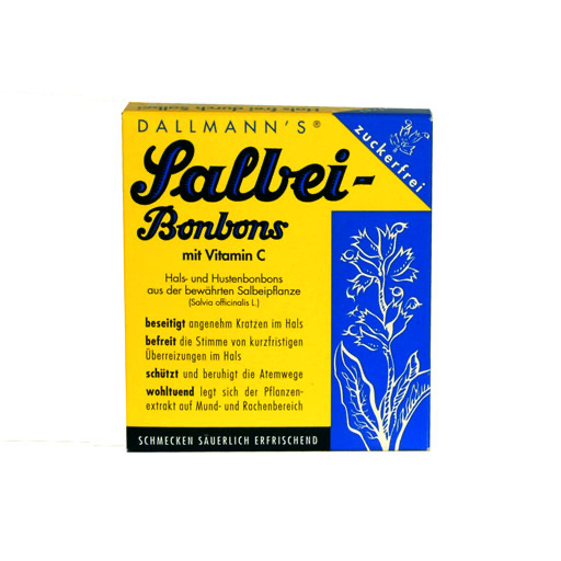 DALLMANN'S Salbei Bonbons zuckerfrei 20 St