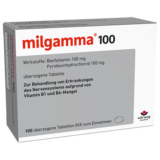 MILGAMMA 100 mg überzogene Tabletten* 100 St