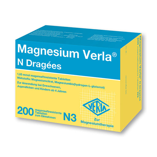 MAGNESIUM VERLA N Dragees* 200 St