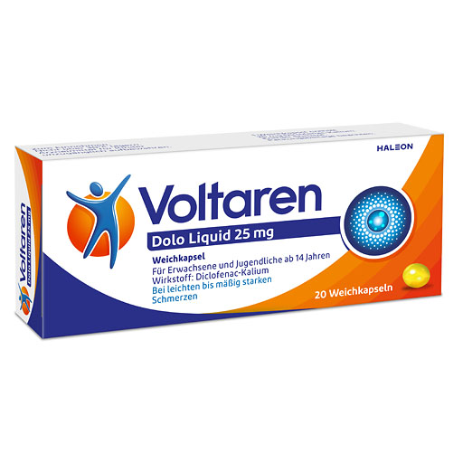 VOLTAREN Dolo Liquid 25 mg Weichkapseln* 20 St