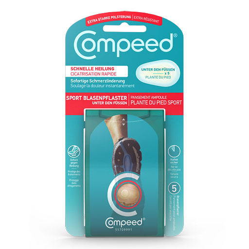 COMPEED Blasenpflaster unter den Füßen 5 St