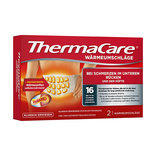 THERMACARE Rückenumschläge S-XL z. Schmerzlind. 2 St