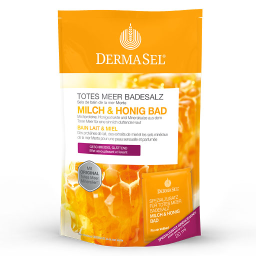 DERMASEL Totes Meer Badesalz+Milch&Honig SPA 1 P