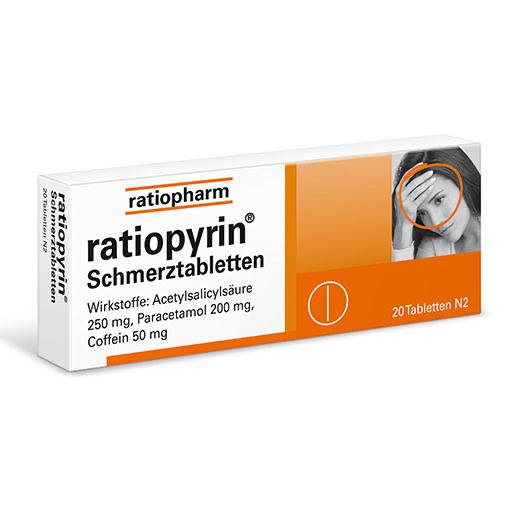 RATIOPYRIN Schmerztabletten* 20 St