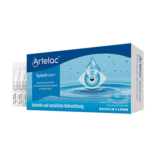 ARTELAC Splash EDO Augentropfen für trockene brennende Augen 30x0,5 ml