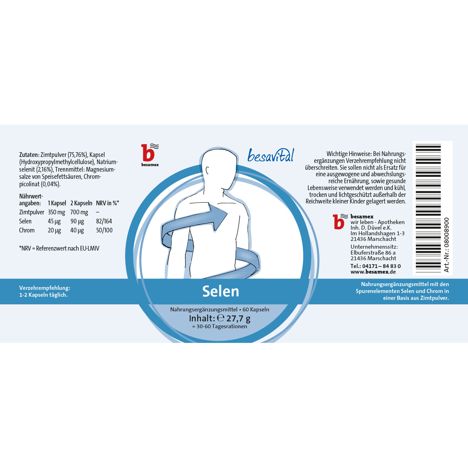 besavital Selen 45 Mcg