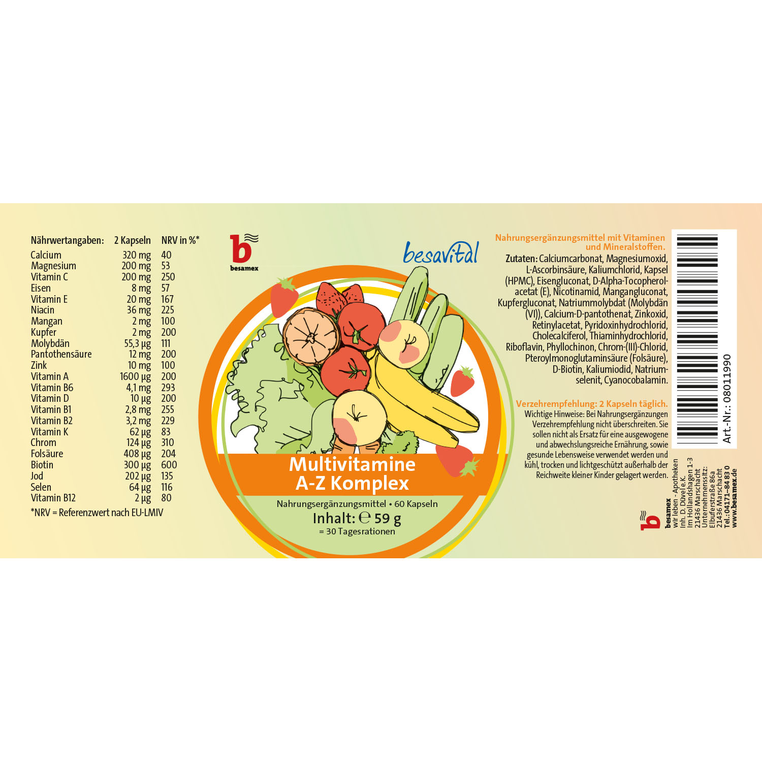 besavital Multivitamine A-Z komplex