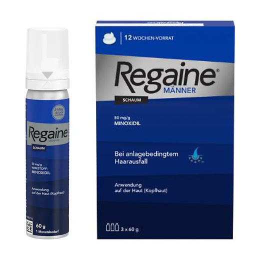 REGAINE Männer Schaum 50 mg/g* 3x60 ml