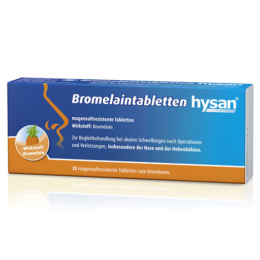 BROMELAIN TABLETTEN hysan magensaftres. Tabletten* 20 St