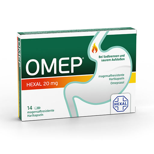 OMEP HEXAL 20 mg magensaftresistente Hartkapseln* 14 St