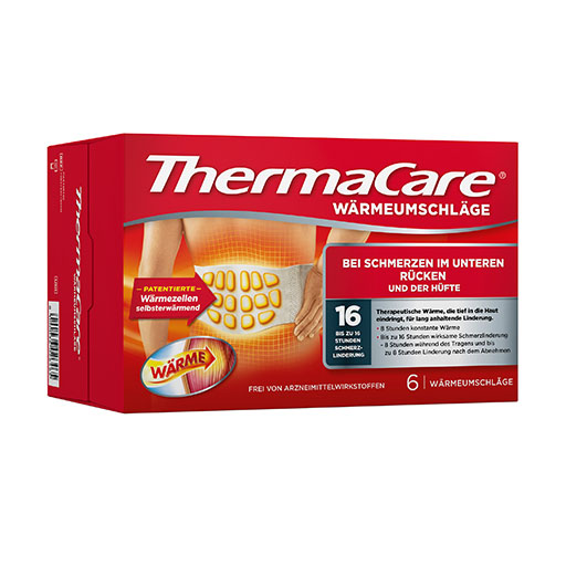 THERMACARE Rückenumschläge S-XL z. Schmerzlind. 6 St
