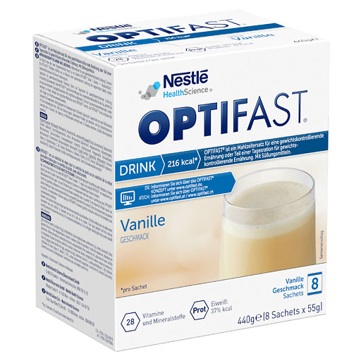 OPTIFAST home Drink Vanille Pulver 8x55 g