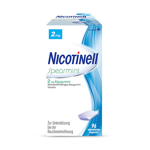 NICOTINELL Kaugummi Spearmint 2 mg* 96 St