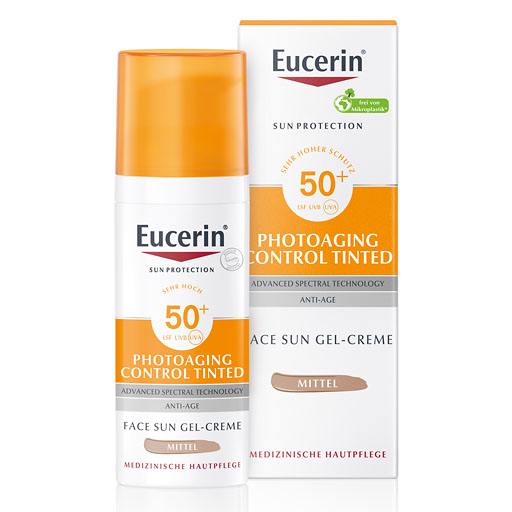 EUCERIN Sun CC Creme getönt mittel LSF 50+ 50 ml