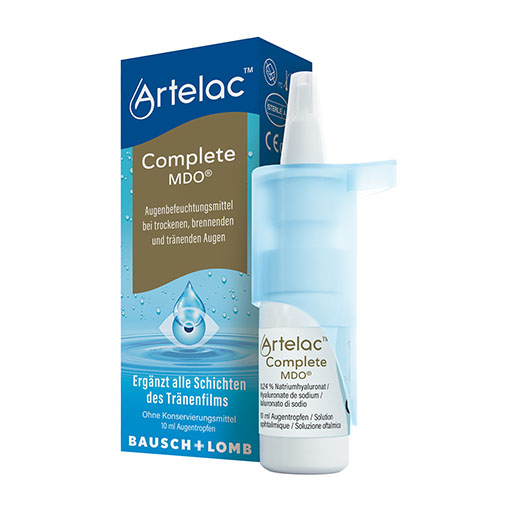 ARTELAC Complete MDO Augentropfen für trockene/tränende Augen 10 ml