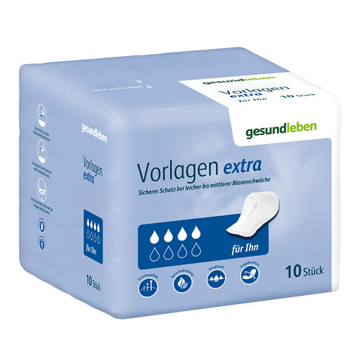 GESUND LEBEN Vorlage Herren extra 10 St