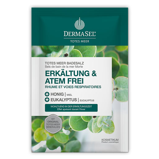 DERMASEL Totes Meer Badesalz Erkältung & Atemfrei 80 g