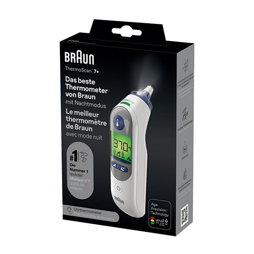BRAUN THERMOSCAN 7+ Infrarot-Ohrthermometer 1 St