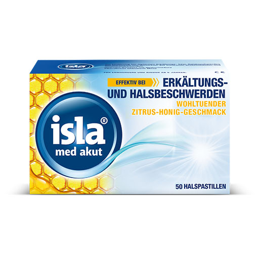 ISLA MED akut Zitrus-Honig Pastillen 50 St