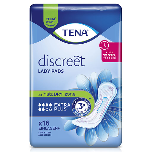 TENA LADY Discreet Inkontinenz Einlagen extra plus 16 St