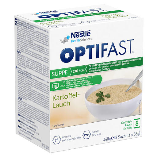 OPTIFAST Suppe Kartoffel-Lauch Pulver 8x55 g