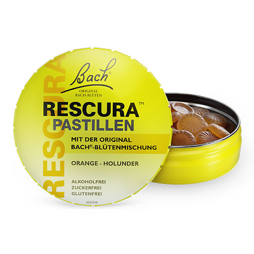 BACHBLÜTEN Original Rescura Past. Orange-Holunder 50 g