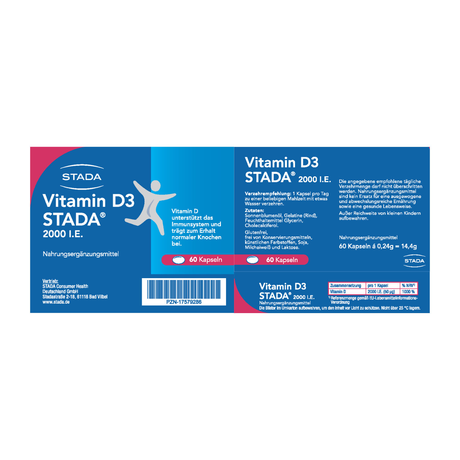 VITAMIN D3 STADA 2000 I.E. Kapseln