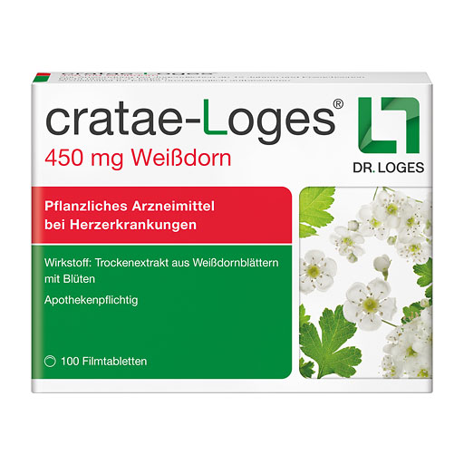 CRATAE-LOGES 450 mg Weißdorn Filmtabletten* 100 St