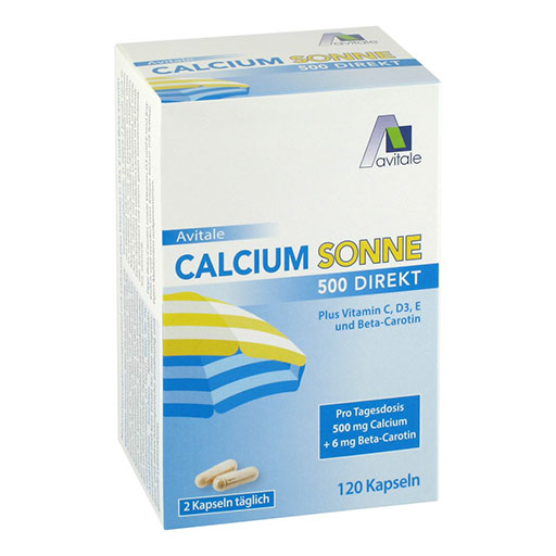 CALCIUM SONNE 500 Kapseln 120 St