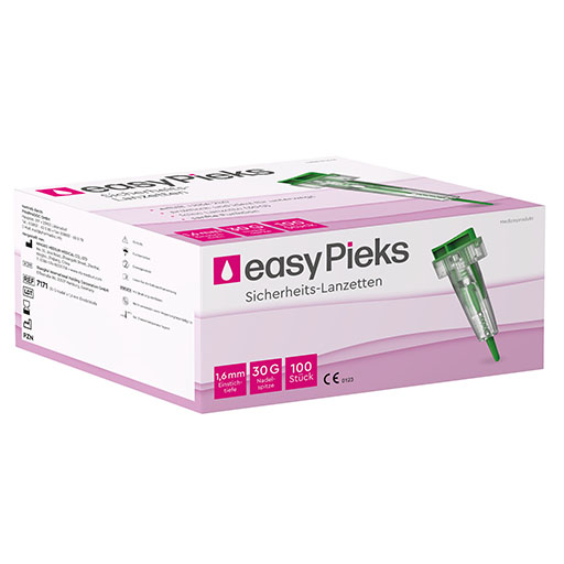 EASYPIEKS Sicherheits-Lanzetten 30 G 100 St