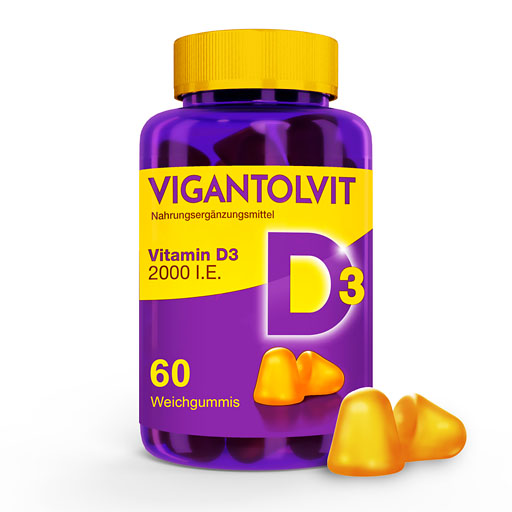 VIGANTOLVIT 2000 I. E. Vitamin D3 Weichgummis 60 St  