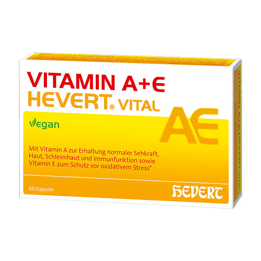 VITAMIN A+E Hevert Vital Kapseln 60 St