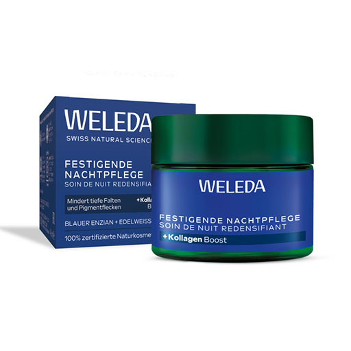 WELEDA festigende Nachtpflege blauer Enzian&Edelw. 40 ml