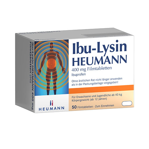IBU-LYSIN HEUMANN 400 mg Filmtabletten* 50 St