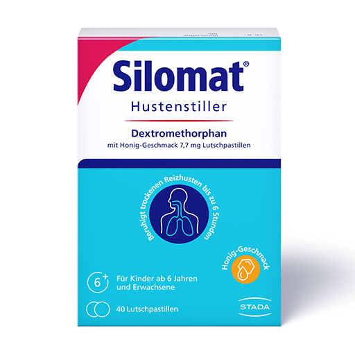 SILOMAT Hustenstiller DMP m. Honig-Geschm.7,7mg LUP* 40 St