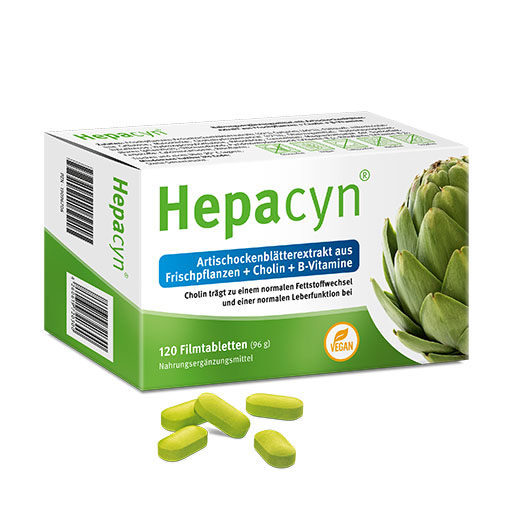 HEPACYN Artischocke Cholin Filmtabletten 120 St