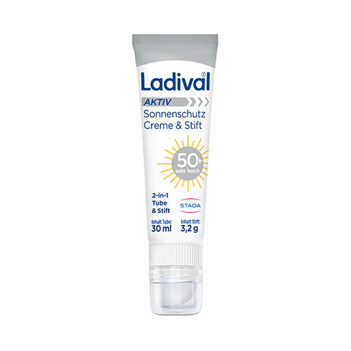 LADIVAL Aktiv Sonnenschutz Creme & Stift LSF 50+ 30 ml