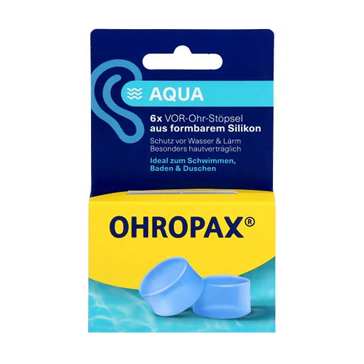 OHROPAX Aqua Silikon Vor-Ohr Stöpsel 6 St