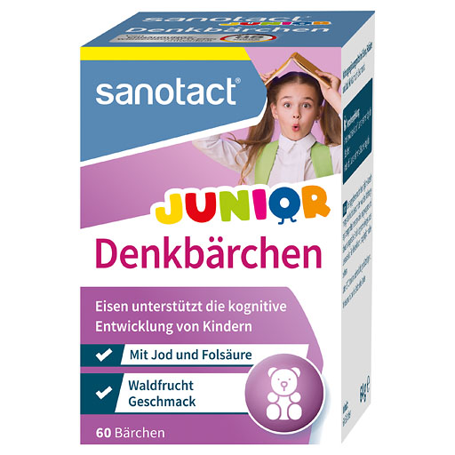 SANOTACT Denkbärchen Junior Tabletten 60 St  