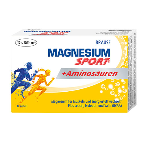 DR. BÖHM Magnesium Sport+Aminosäuren Granulat 14 St